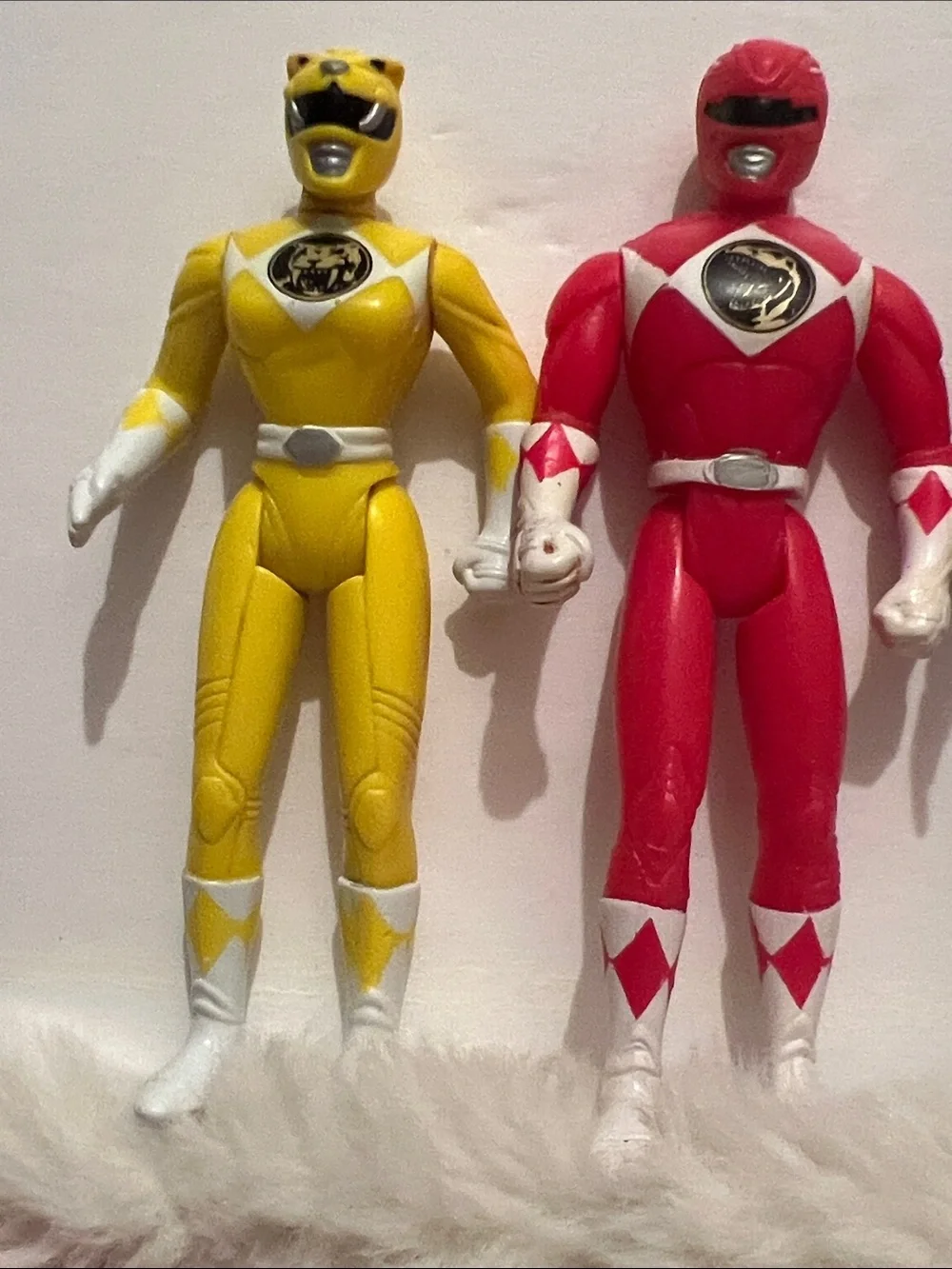 Vintage 1995 McDonald's Power Rangers Movie Complete Set 6 Figures & Zords Lot